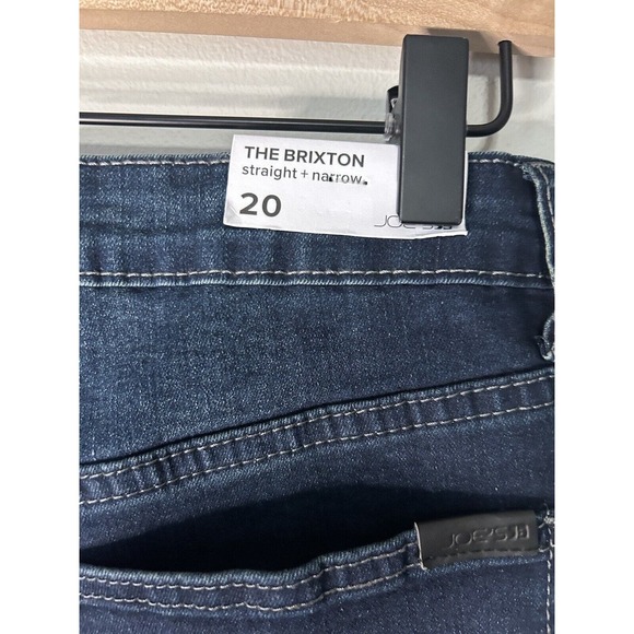 Joe's The Brixton Women's Blue Jeans Dark Wash Straight + Narrow SZ 20 / 34L NEW - Picture 6 of 7